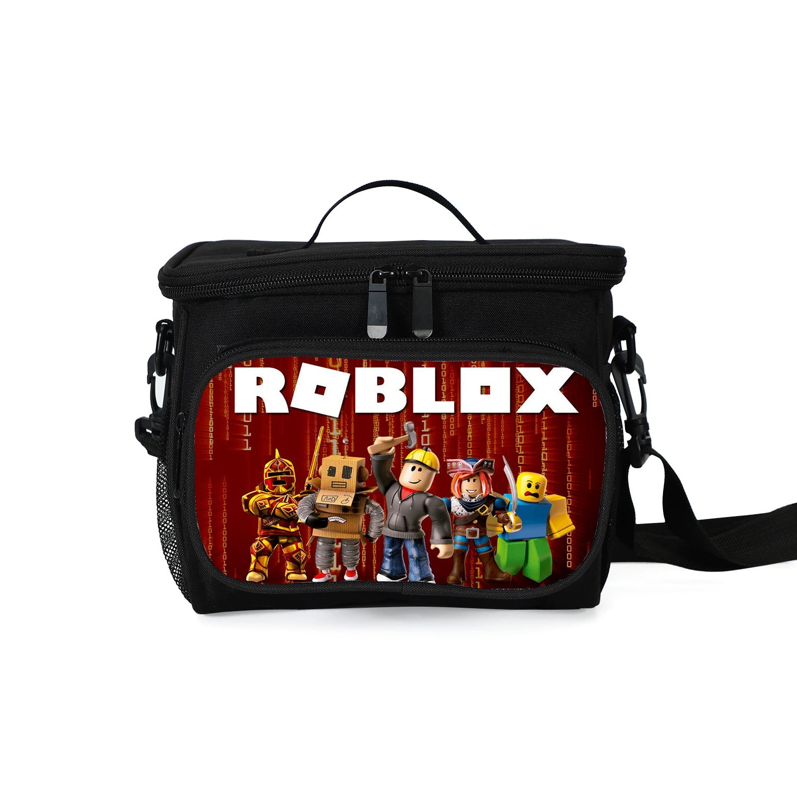 Roblox Portable Lunch Box School Tote Storage Picnic Bag