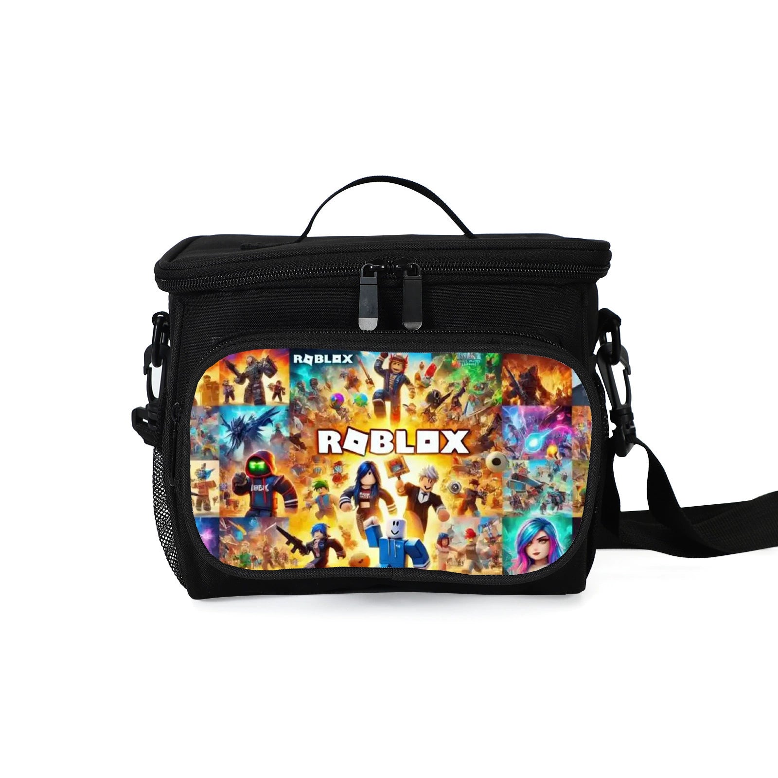Roblox Portable Lunch Box School Tote Storage Picnic Bag