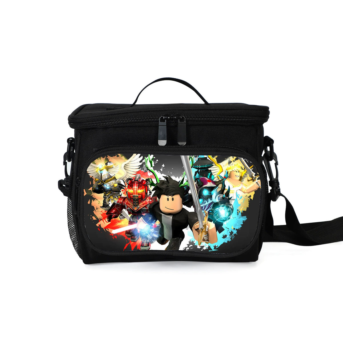 Roblox Portable Lunch Box School Tote Storage Picnic Bag
