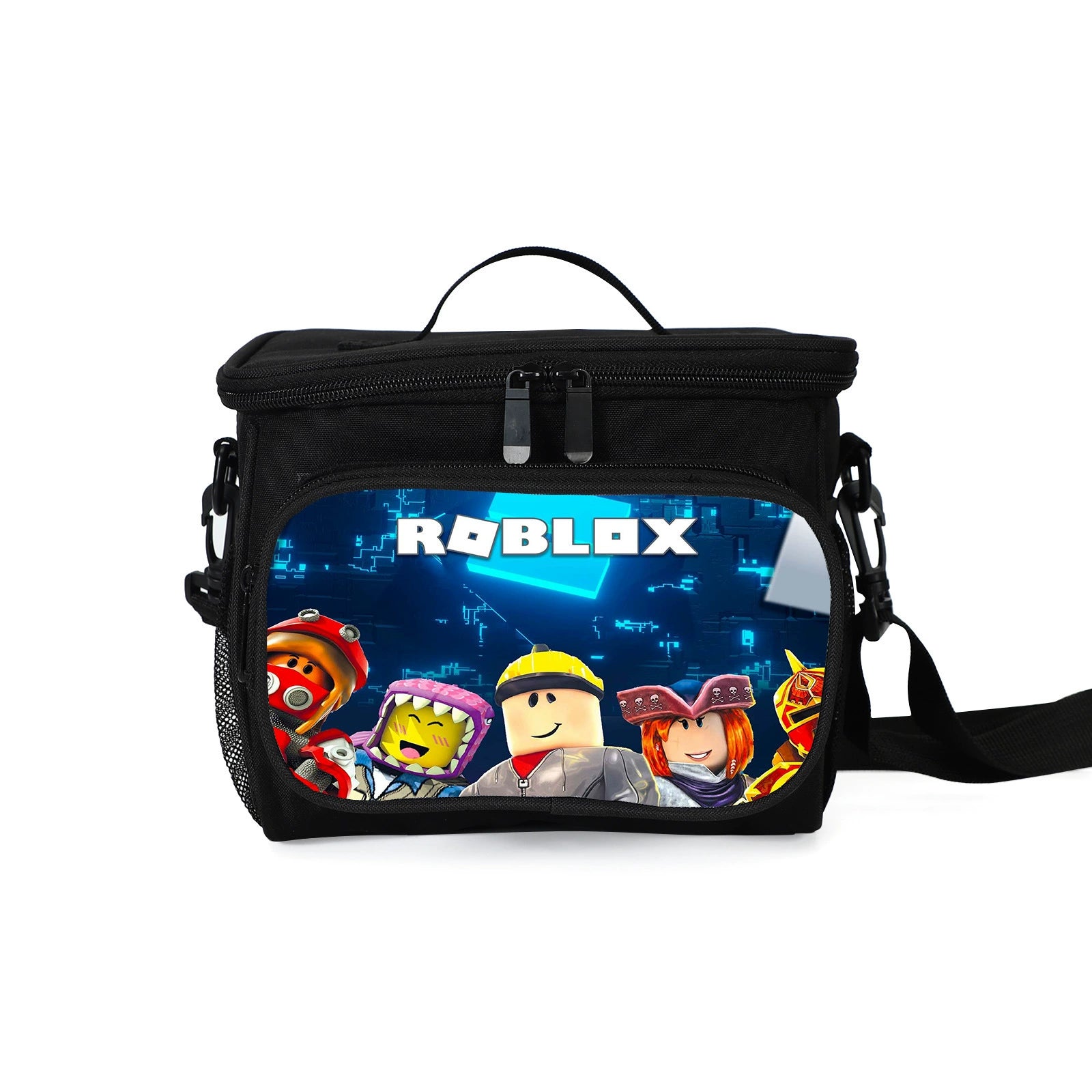 Roblox Portable Lunch Box School Tote Storage Picnic Bag