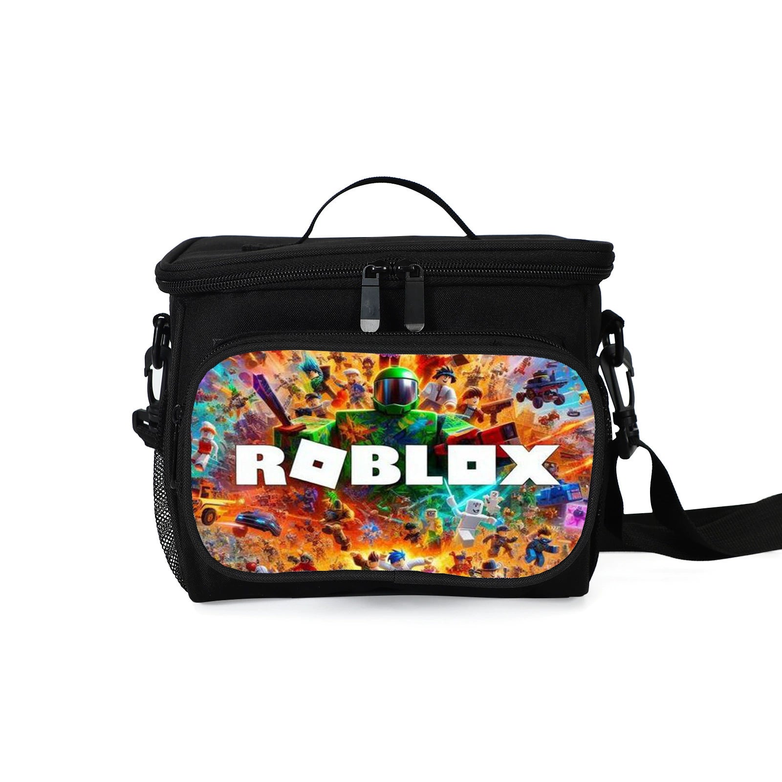 Roblox Portable Lunch Box School Tote Storage Picnic Bag