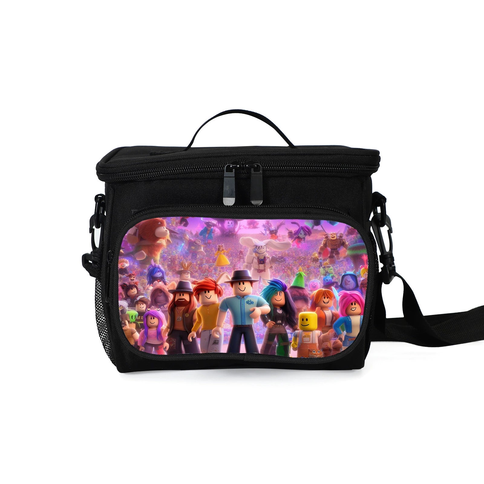 Roblox Portable Lunch Box School Tote Storage Picnic Bag
