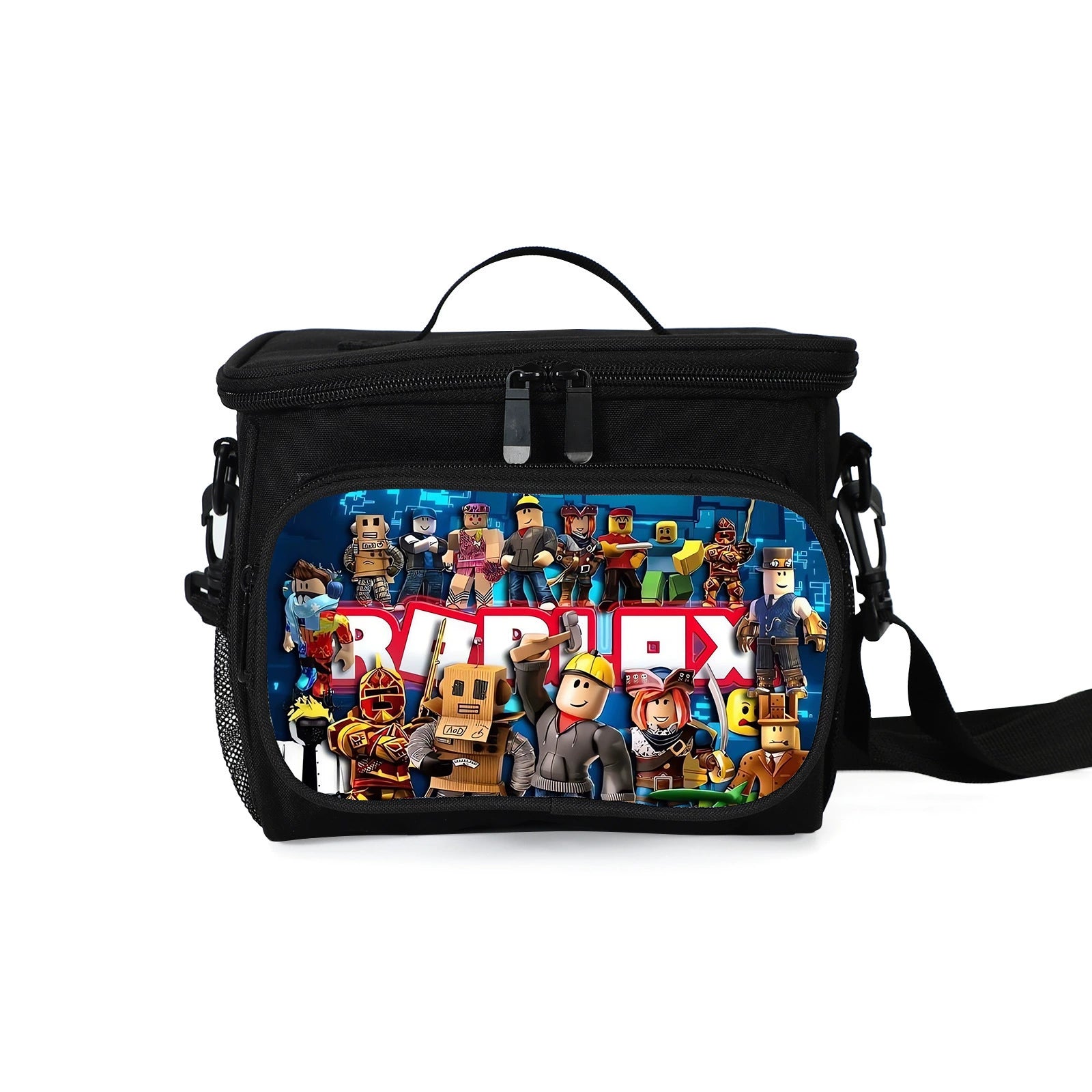 Roblox Portable Lunch Box School Tote Storage Picnic Bag