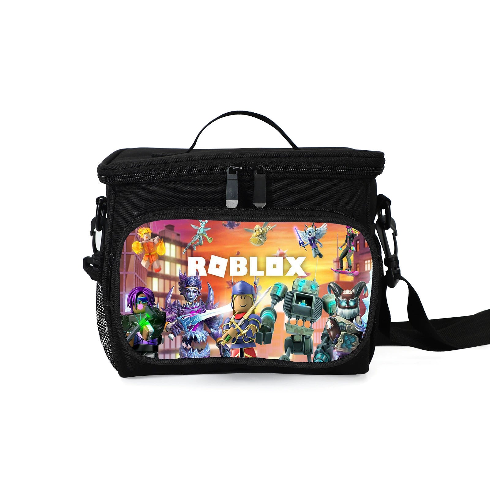 Roblox Portable Lunch Box School Tote Storage Picnic Bag
