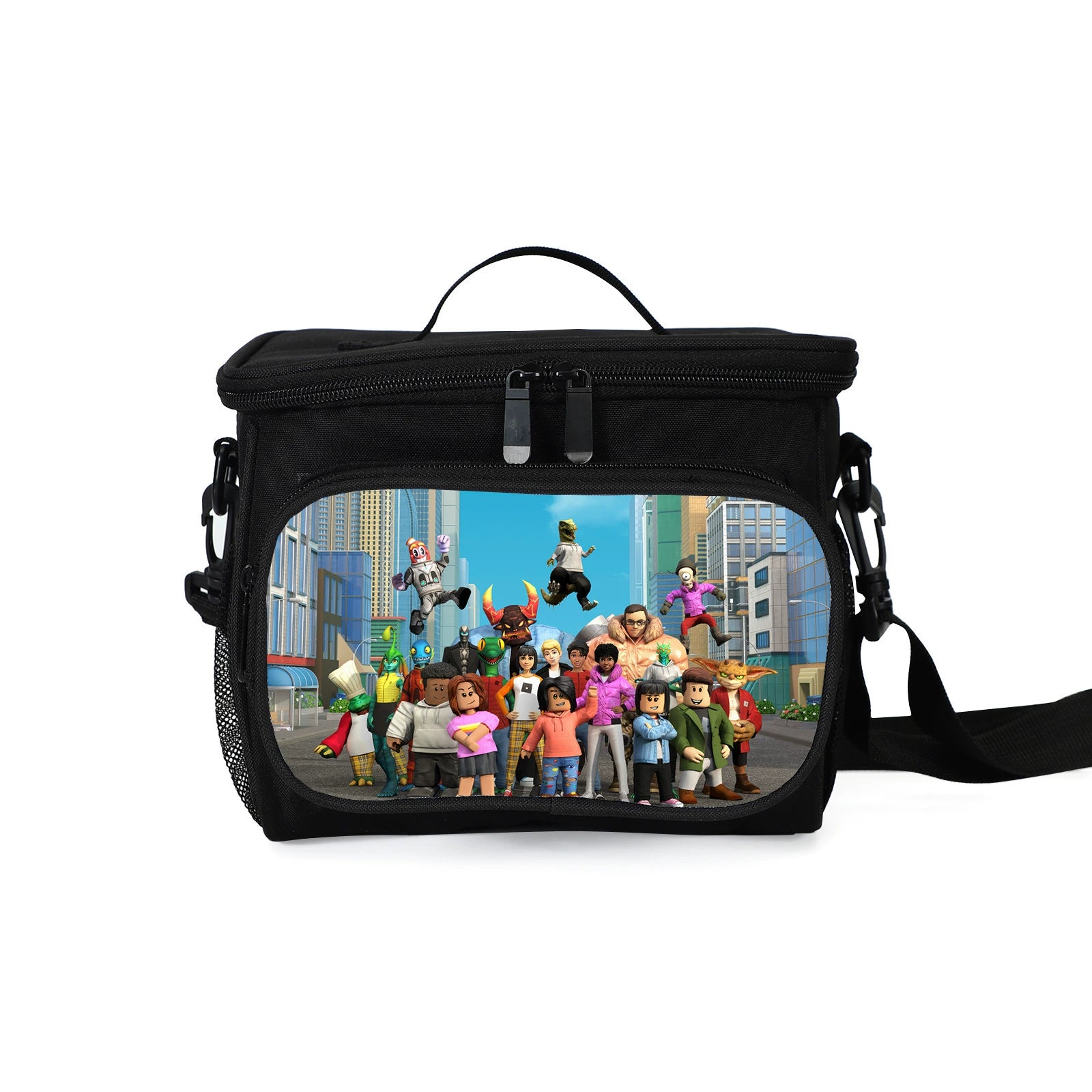 Roblox Portable Lunch Box School Tote Storage Picnic Bag