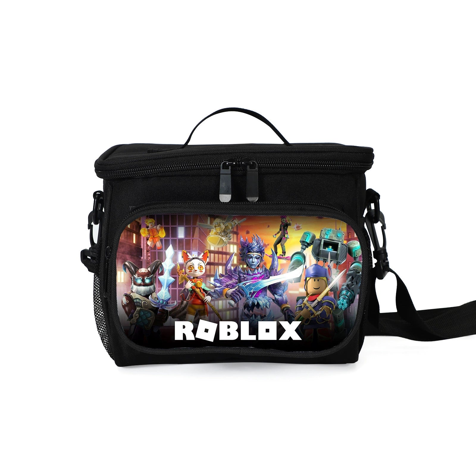 Roblox Portable Lunch Box School Tote Storage Picnic Bag