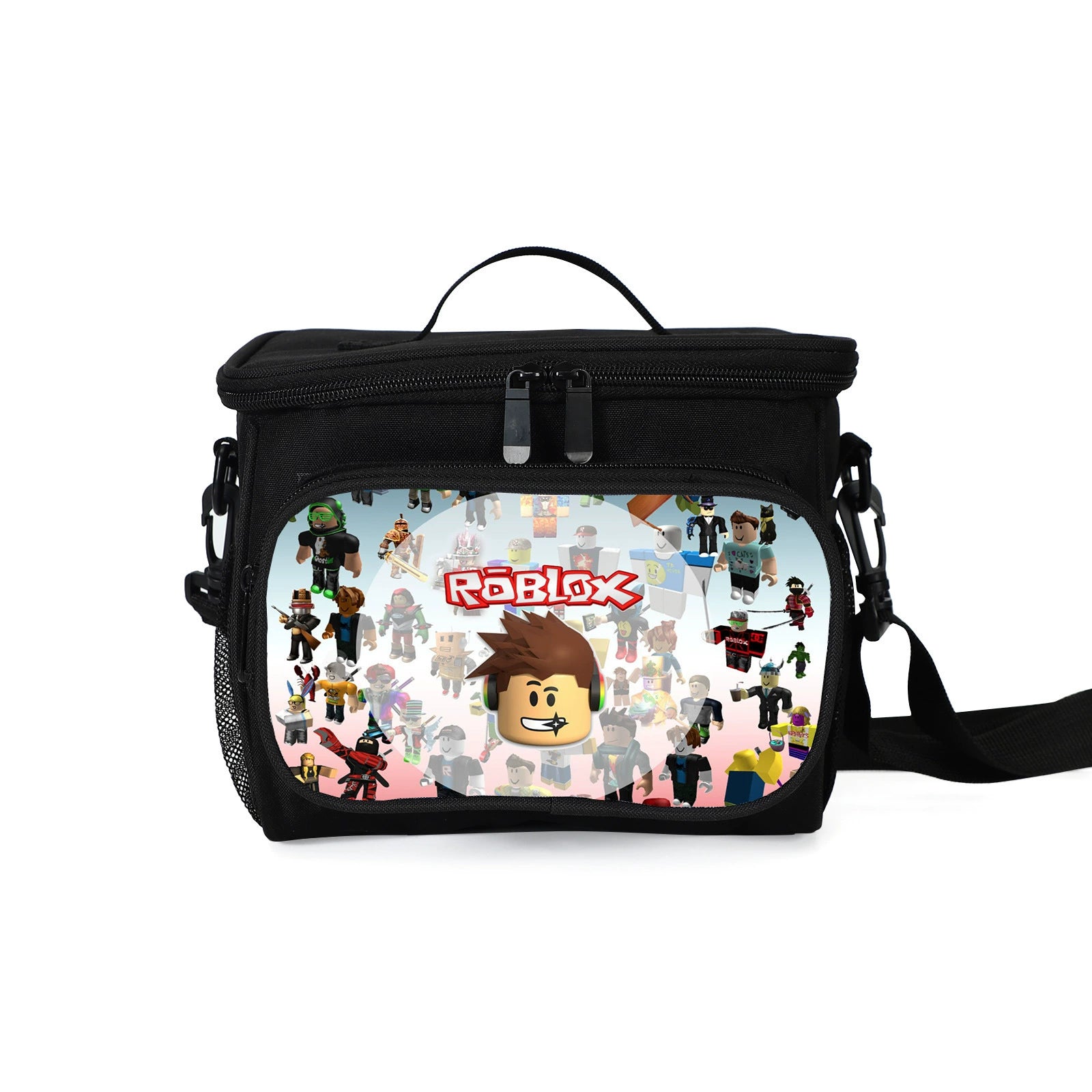 Roblox Portable Lunch Box School Tote Storage Picnic Bag