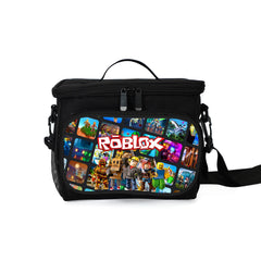 Roblox Portable Lunch Box School Tote Storage Picnic Bag