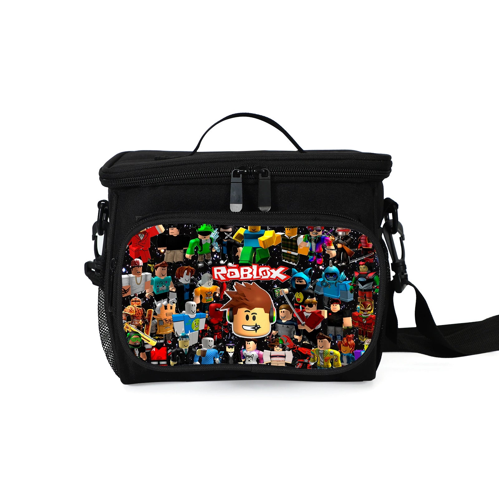 Roblox Portable Lunch Box School Tote Storage Picnic Bag