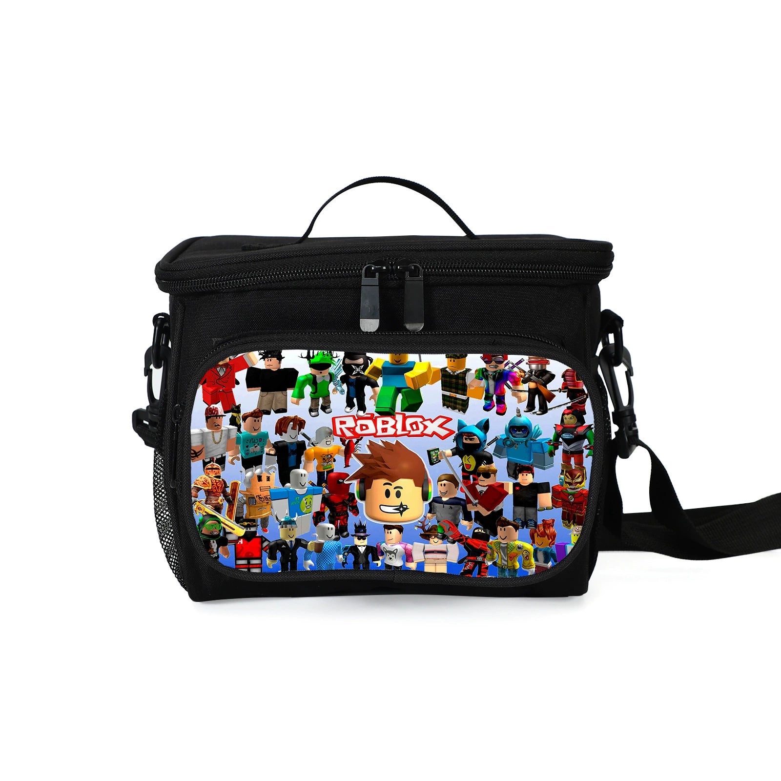 Roblox Portable Lunch Box School Tote Storage Picnic Bag