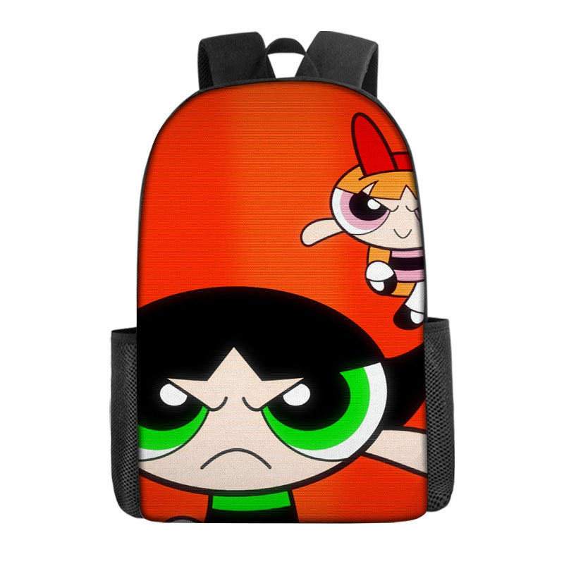 The Powerpuff Girls Backpack School Sports Bag