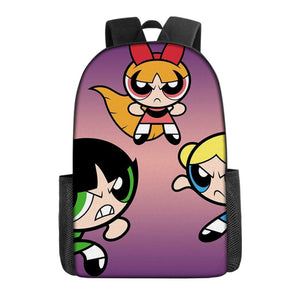 The Powerpuff Girls Backpack School Sports Bag