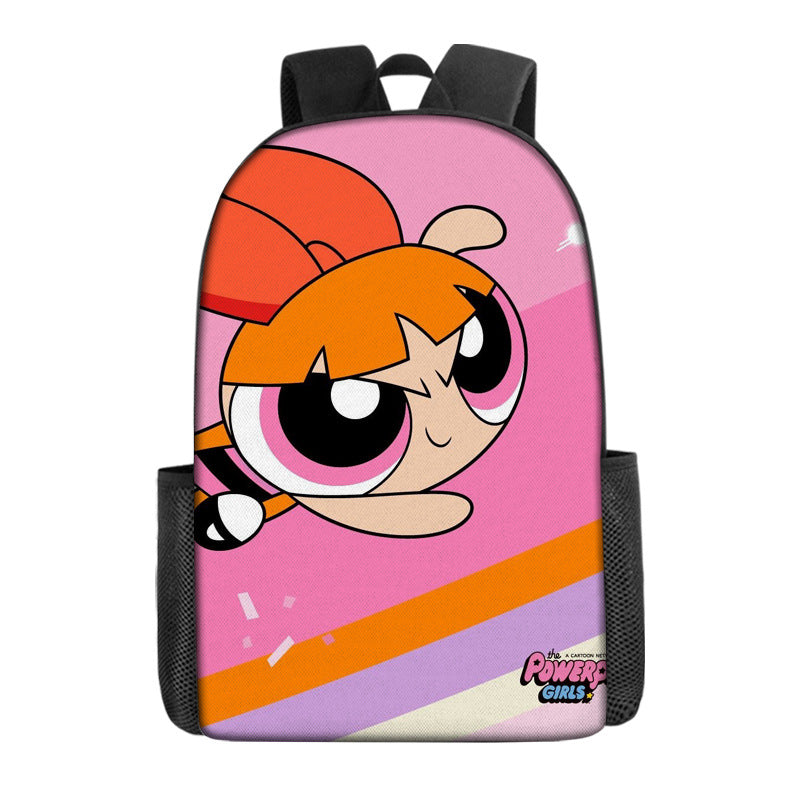 The Powerpuff Girls Backpack School Sports Bag