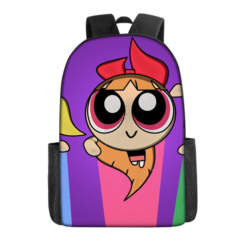 The Powerpuff Girls Backpack School Sports Bag