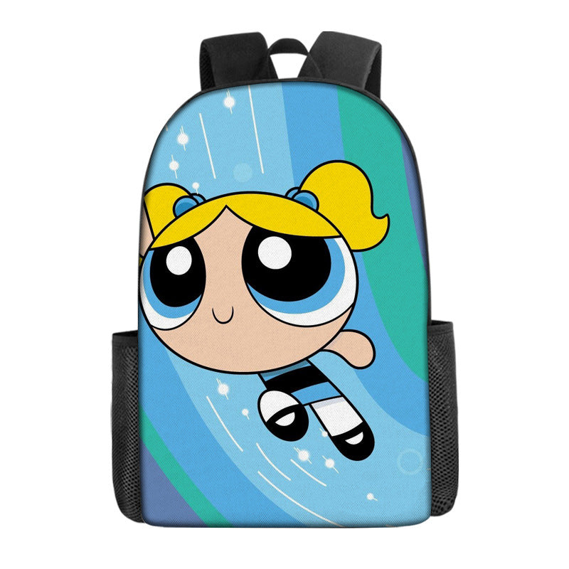 The Powerpuff Girls Backpack School Sports Bag