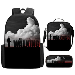 The Walking Dead Backpack Lunch Bag Pencil Case 3pcs Set Gift for Kids Students