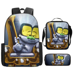 Trolls Schoolbag Backpack Lunch Bag Pencil Case 3pcs Set Gift for Kids Students