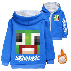 Unspeakable Pullover Hoodie Sweatshirt Autumn Winter Unisex Sweater Zipper Jacket for Kids Boy Girls