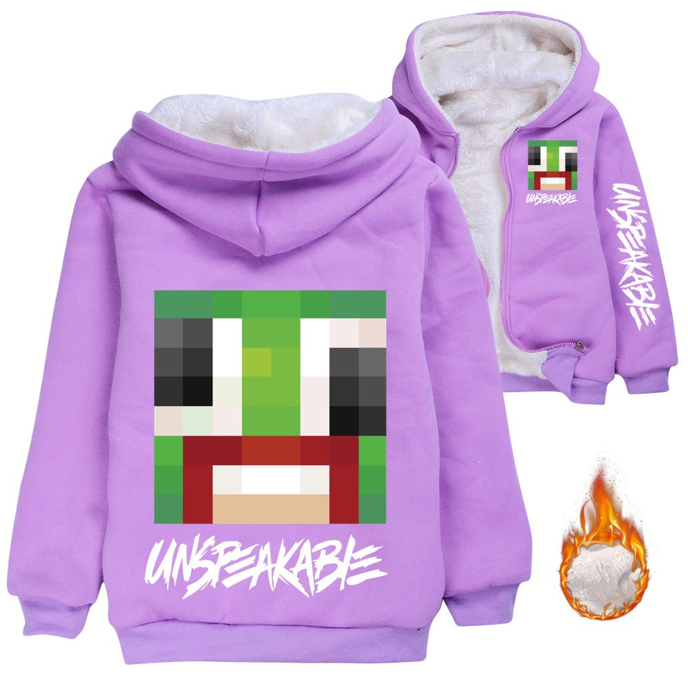 Unspeakable Pullover Hoodie Sweatshirt Autumn Winter Unisex Sweater Zipper Jacket for Kids Boy Girls