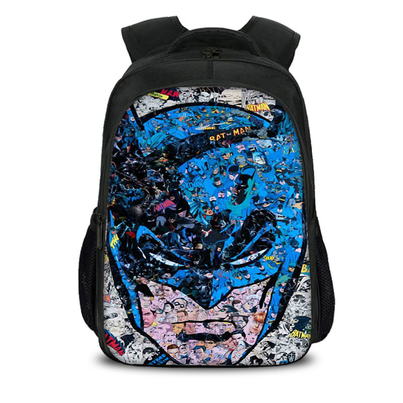 The Batman Dark Knight Backpack School Sports Bag for Boys Girls Kids