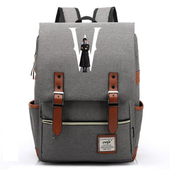 Wednesday Addams Cosplay Canvas Travel Backpack School Bag