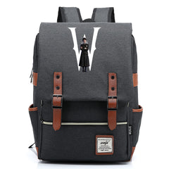 Wednesday Addams Cosplay Canvas Travel Backpack School Bag