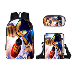 Hedgehog Schoolbag Backpack Lunch Bag Pencil Case Set Gift for Kids Students