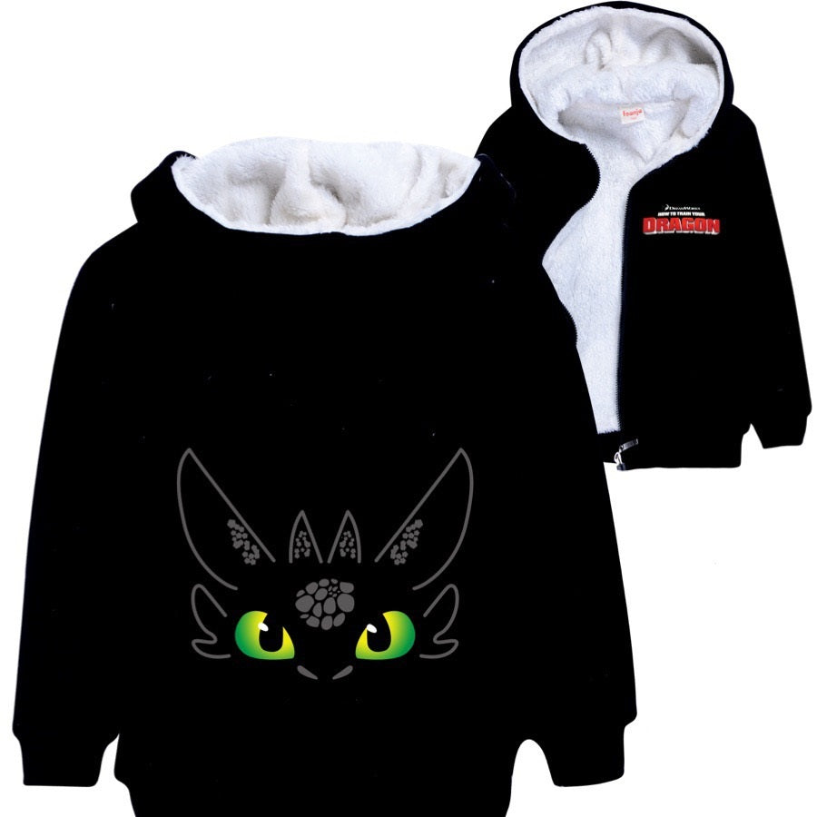 How to Train Your Dragon Pullover Hoodie Sweatshirt Autumn Winter Unisex Sweater Zipper Jacket for Kids Boy Girls