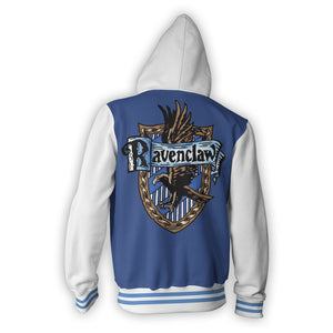 Harry Potter Ravenclaw Men Women Hoodie Sweatshirt Sweater Zipper Jacket Coat