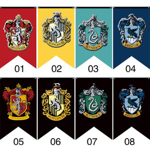 Harry Potter Hogwarts Gryffindor Flag Banners Birthday  Decoration