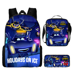 Batwheels Schoolbag Backpack Lunch Bag Pencil Case 3pcs Set Gift for Kids Students