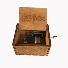Harry Potter Hand-made Wooden Classical Music Box Christmas Gifts Birthday Presents