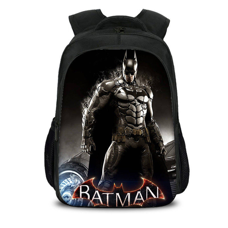 The Batman Dark Knight Backpack School Sports Bag for Boys Girls Kids