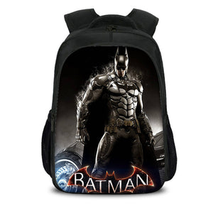 The Batman Dark Knight Backpack School Sports Bag for Boys Girls Kids