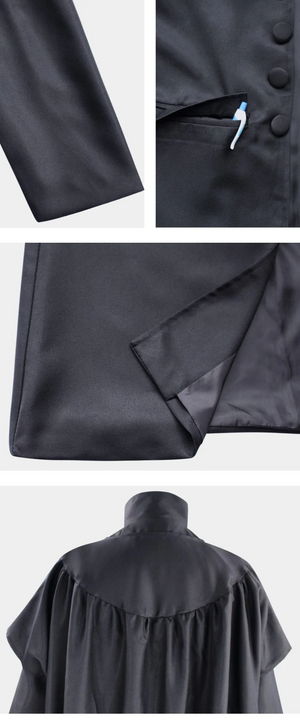 Harry Potter Professor Severus Snape Halloween Cosplay Costume Hogwarts School Uniform
