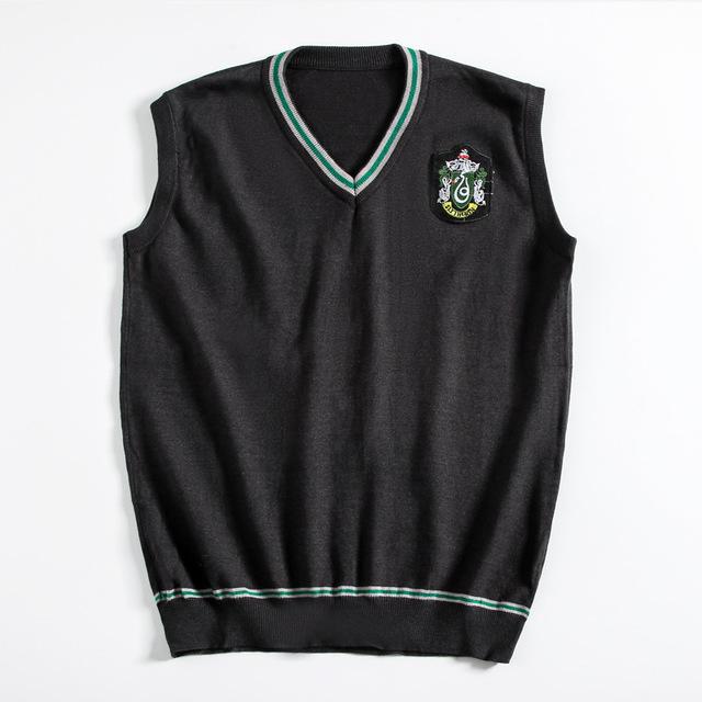 Harry Potter #17 Cosplay Sweater Clothes Slytherin Costume Magic School Party Uniform