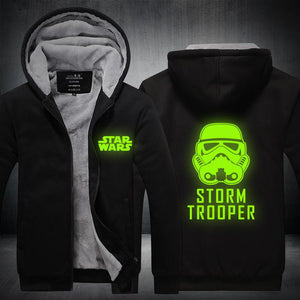 Star Wars #3 Storm Trooper Pull over Hoodie Sweatshirt Autumn Winter Unisex Sweater Zipper Jacket Coat