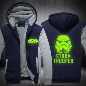 Star Wars #3 Storm Trooper Pull over Hoodie Sweatshirt Autumn Winter Unisex Sweater Zipper Jacket Coat