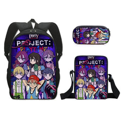Project Playtime Boxy boo Schoolbag Backpack Lunch Bag Pencil Case 3pcs Set Gift for Kids Students