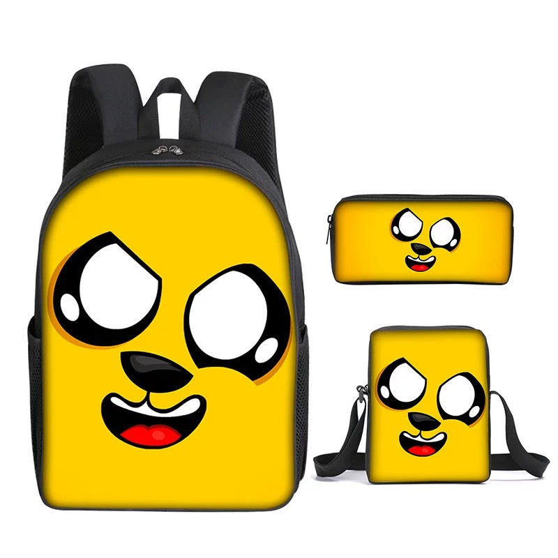 Mikecrack Schoolbag Backpack Lunch Bag Pencil Case Set Gift for Kids Students