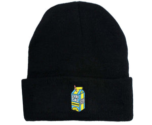 Lyrical Lemonade #1 Embroidered Woolen Hat Winter Knitted Hat Warm Hip-hop Cap