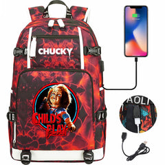 Child's Play USB Charging Backpack School NoteBook Laptop Travel Bags