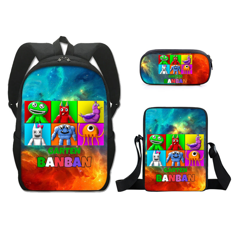 Garten of banban Schoolbag Backpack Lunch Bag Pencil Case 3pcs Set Gift for Kids Students
