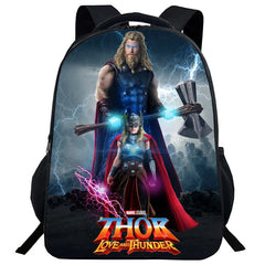 Thor Love and Thunder Backpack School Sports Bag for Kids Boy Girl