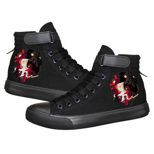 Spider-Man Into the Spider-Verse Miles Morales Gwen High Top Canvas Sneakers Cosplay Shoes For Kids