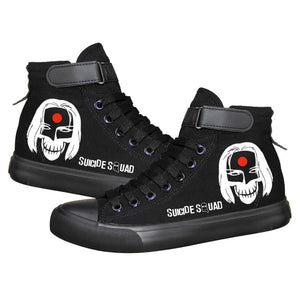 DC Comics Suicide Squad High Top Sneaker Cosplay Shoes