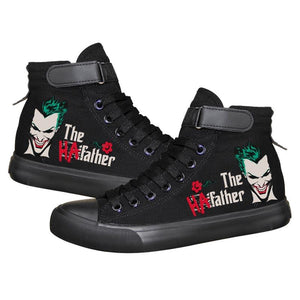 DC Comics Suicide Squad Clown High Top Sneaker Cosplay Shoes