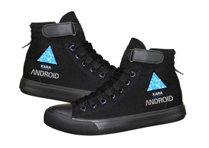 Detroit Become Human High Tops Casual Canvas Shoes Unisex Sneakers