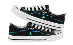 Detroit Become Human Kara Cosplay Shoes Casual Canvas  Sneakers Unisex