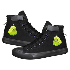 Game Plants VS Zombies High Top Sneaker Cosplay Shoes For Kids